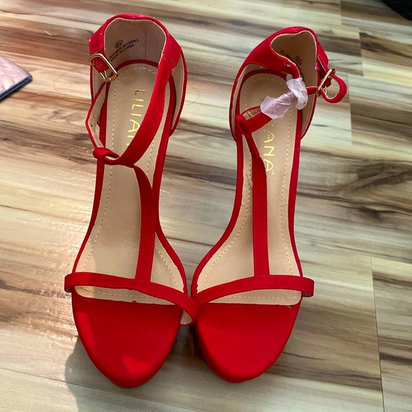 Liliana red heels - Picture 1 of 3